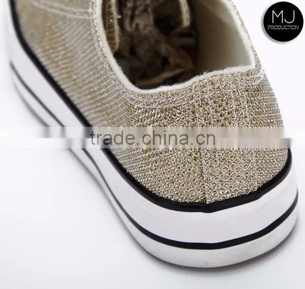 Wholesale Glitter Canvas Shoes Sport Women photo-3