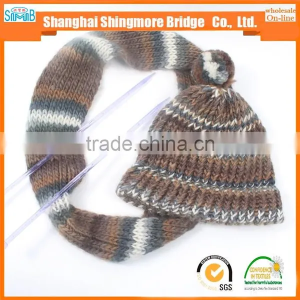 Cheap Wholesale Oke Tex Quality 100 Wool Scarf Yarn for Hand Knitting From China photo-5