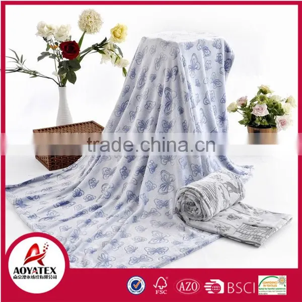 High Quality Super Soft New Pattern Embossed Flannel Fleece Blanket