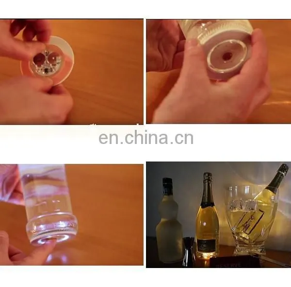 Led Light Drink 3M Bottle Coaster OEM Design photo-2
