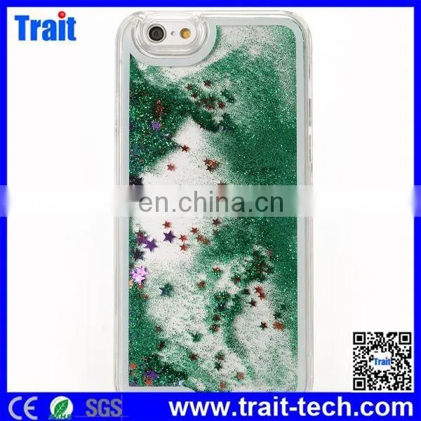 Dynamic Glitter Quicksand Stars Liquid PC Back Case for IPhone 6 photo-3