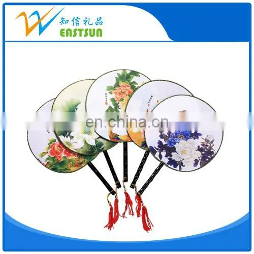 Simple Printing Red Gourd Shape Promtional Fan photo-3