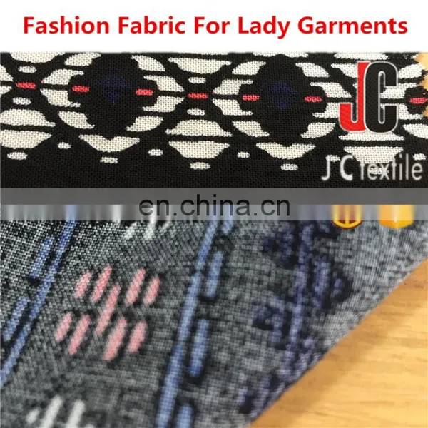 MS2849 Shaoxing 100% Spun Rayon Geometric Designs Print Fabric for Fashion Garment photo-4