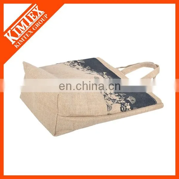 Custom Wholesale Jute Shopping Bag photo-4
