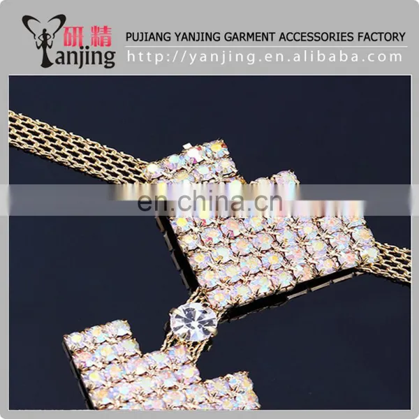 Rhinestone Shoes Clip,rhinestone Metal Shoes Golden Chain Buckle photo-6