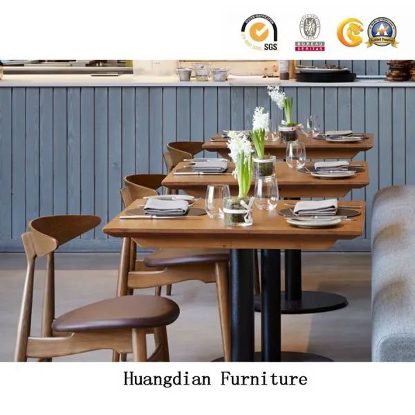 Custom Hotel Wood Restaurant Armrest Chairs Coffee Shop Dining Armchair Set photo-2