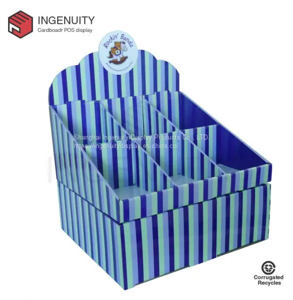 Ретейлная картонная выставочная коробка для кошельков CDU-TRAY-023
