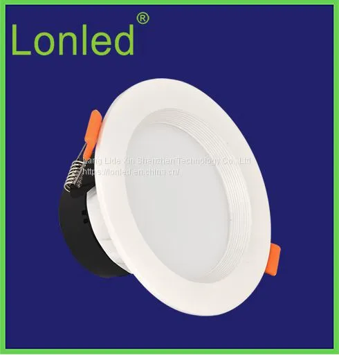 Aluminum Case 7W Recessed LED Downlight White Case---Lonled Residential Lighting photo-2
