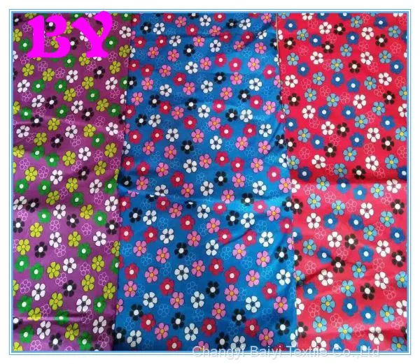 Made in Weifang Custom Digital Printing Different Printed Fabric Small Floral Design for Polyester Printed Fabri photo-2