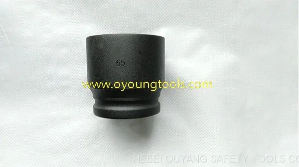 40CR-V Steel Tools Impact Socket,55mm,Punch Forged,Black Sand Finished,Corrosion Resistant