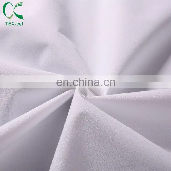 100% Polyester 80gsm Plain Microfiber Pongee Fabric Waterproof PUL Fabric Laminated With TPU photo-2