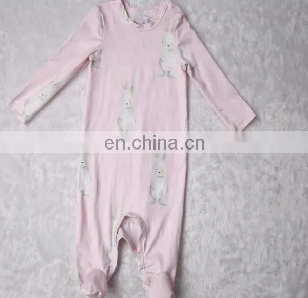 Wholesale Newborn Baby Long Sleeve Cotton Animal Printed Baby Clothing Romper photo-2
