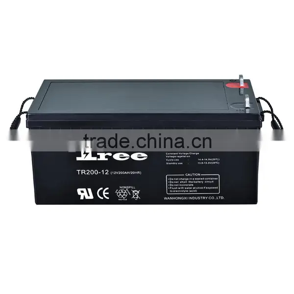3 Years Warranty 12v 200ah Agm Battery Sla Solar Battery 200a photo-3