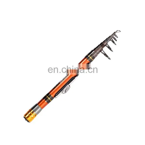 Carbon Fiber Fishing Rod Telescopic Fishing Rod Small Mini Sea Fishing Rod and Reel Set photo-2