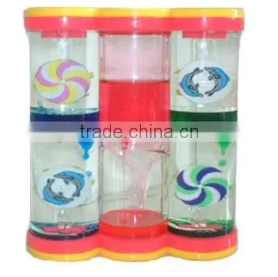 Custom LOGO Giant Oil Hourglass , Liquid Hourglass Timer, Gel Table Clock