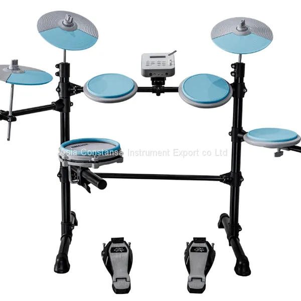 Drum Set Electronic OEM Good Quality Cheap Drum Set 5drums 3cymbals Electronic Drum Kit For Studying photo-2