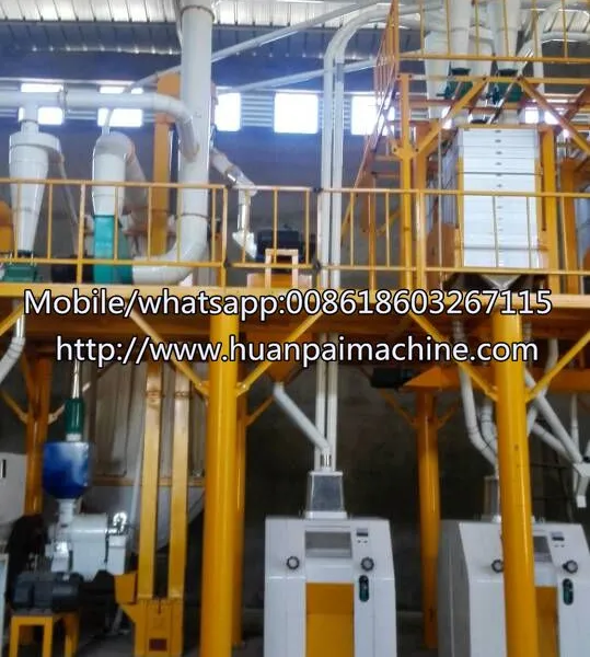 80 Ton/day Corn Grain Flour Processing Equipment Complete Corn Flour Grit Milling Machine Maize Meal Grinder photo-2