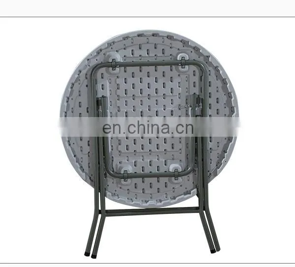 Adjustable Height Folding Table Legs Low Price Outdoor Wall Mounted Folding Iron Table 8ft Multifunctional Folding Table Frame photo-5