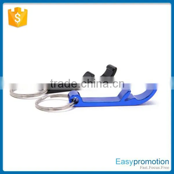 Wholesale Cany Color Aluminum Bottle Opener Keychains/custom Logo Key Ring photo-5