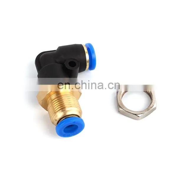 SNS SPLM Series Elbow Bulkhead Push In Connect Fitting Pipe Tube Union Quick Connector photo-5