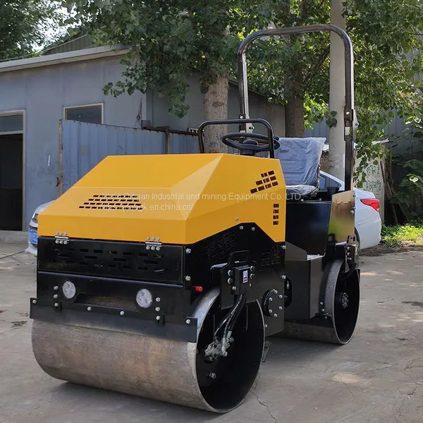 Twin Steel Wheel 1.8 Tons Twin Steel Wheel Vibratory Roller 390 Three Cylinder Diesel Powered Small Roller photo-4