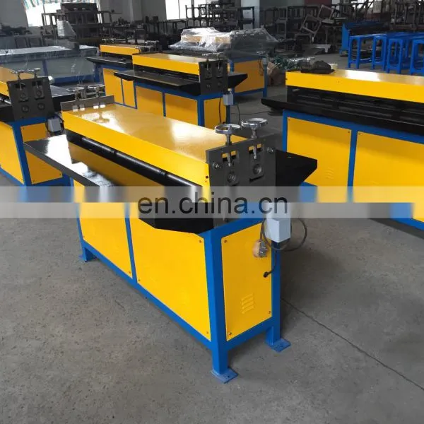 Factory Manufacture Metal Plate Reinforce Machine 5/7 1.5*1300mm Seven/five Lines Forming Air Duct Reinforcement Machine photo-5