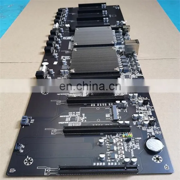 X79 X9 9 Gpu Motherboard 60mm Gap Board Supporting Rtx3060x9 Full Speed Expert Motherboard photo-3