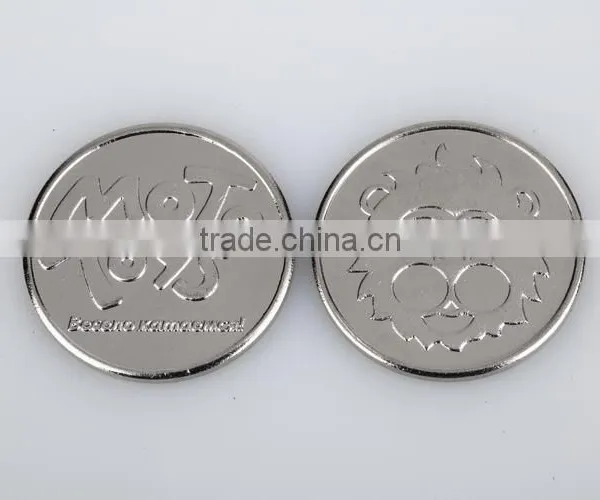 The Most Popular Environmental Shopping Cart Embossed Token