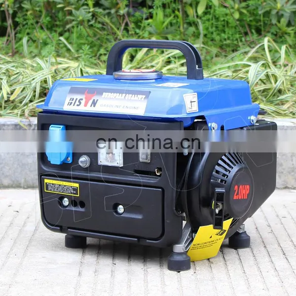 Iso9001 Ce Silent Mini Portable Power 500w 650 Watt 650w 750w Ac Electricity Petrol Gasoline Generators 950 With Key Start photo-2