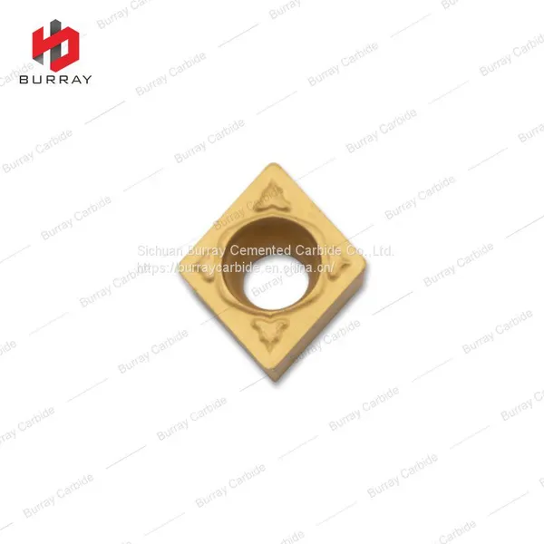 CCMT120408-PM Carbide Turning Insert With Yellow CVD Coating for Steel photo-2
