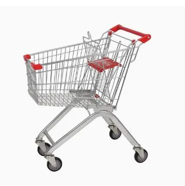 80L European Style Grocery Shopping Trolley Supermarket Carts