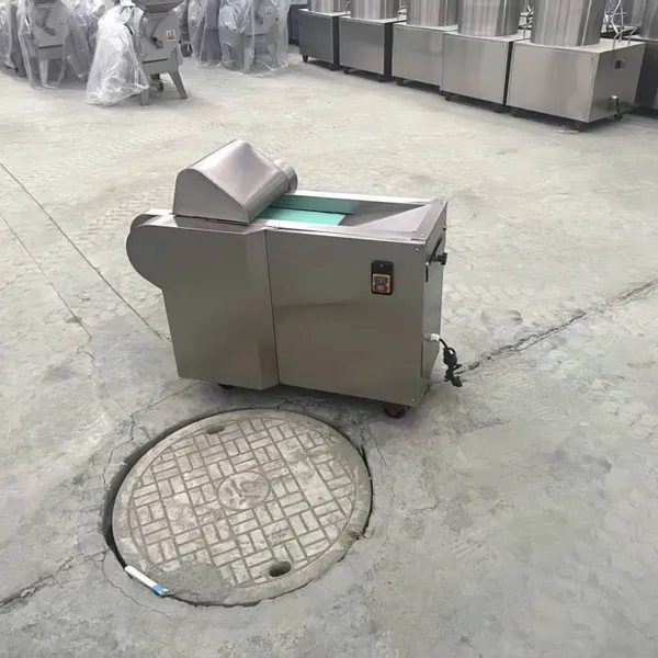 PLC Controlled Vegetable Dicing Machine with 3 Cutting Modes for Food Processing