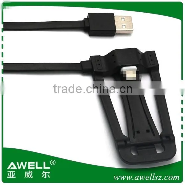 High Quality Mobile Phone Stand Holder USB Data Cable for IPhone 5 photo-4