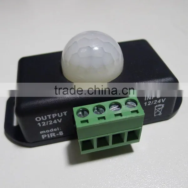 DC 12V 24V 8A PIR Sensor LED Dimmer Switch photo-2
