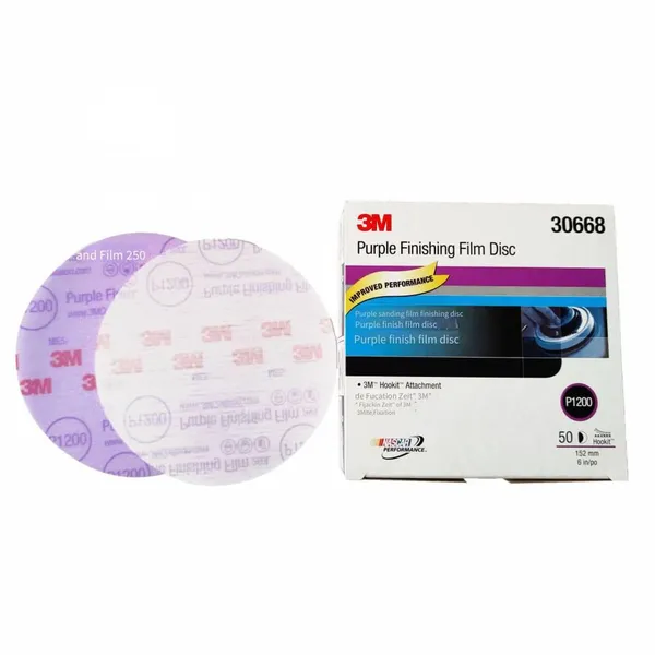 3m 260l Purple Abrasive Disc 3m Hookit Purple Finishing Film Abrasive Disc photo-3