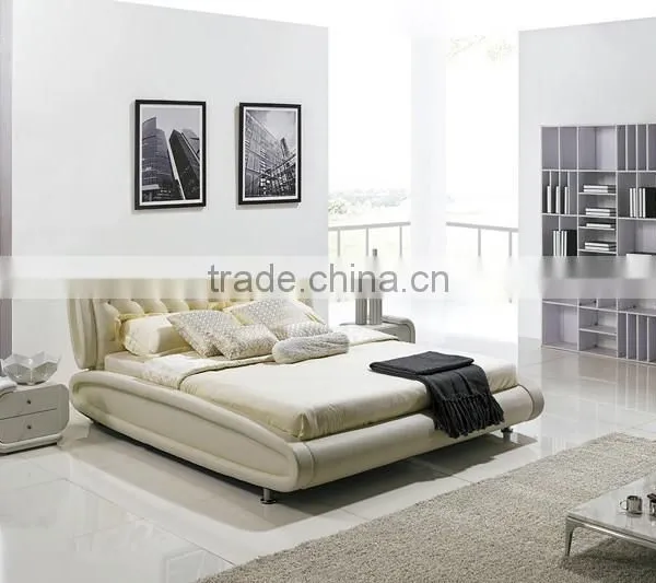 K1322 Modern Bedroom Furniture Leather Bed