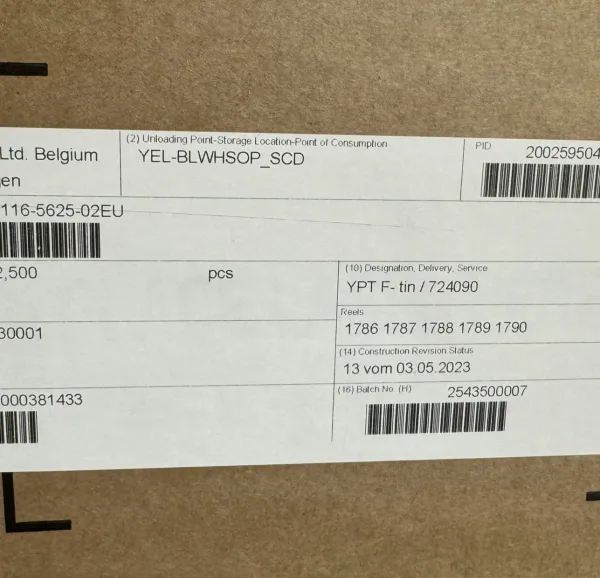 7116-5625-02 Yazaki Connector Terminals 7116-5625-02EU photo-2
