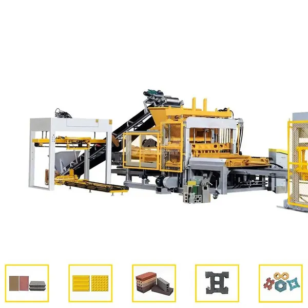 Large Slope Protection Interlocking Brick Production Line River Embankment Block Making Machinery photo-4