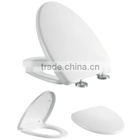 HL-822 MEIYE UF 460*390*60mm Round Soft-closing Toilet Seat Cover Ramp Down Toilet Lid 460*390*60mm photo-2