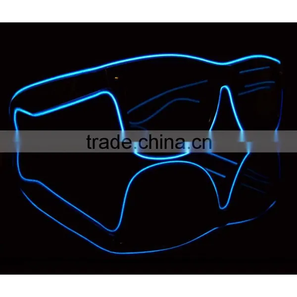 EL Wire Framed Sunglasses for Parties photo-2