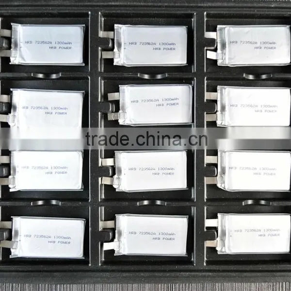 HRB Approved Rechargeable Li-po Battery 3.7v 1300mah Quality Choice photo-2