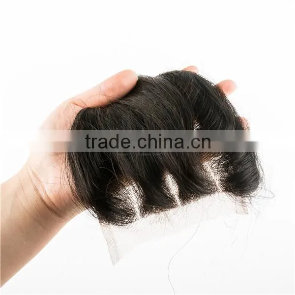 16years Professional Hair Factory Wholesale Price Virgin Indian Temple Hair Top Closure Silk Base Closure photo-2