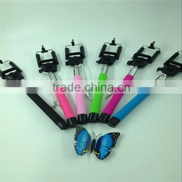Hot Sale Guangzhou Factory Wired Wholesale Selfie Stick Fashion New Design Mini Monopod Selfie Stick for 2016 photo-4