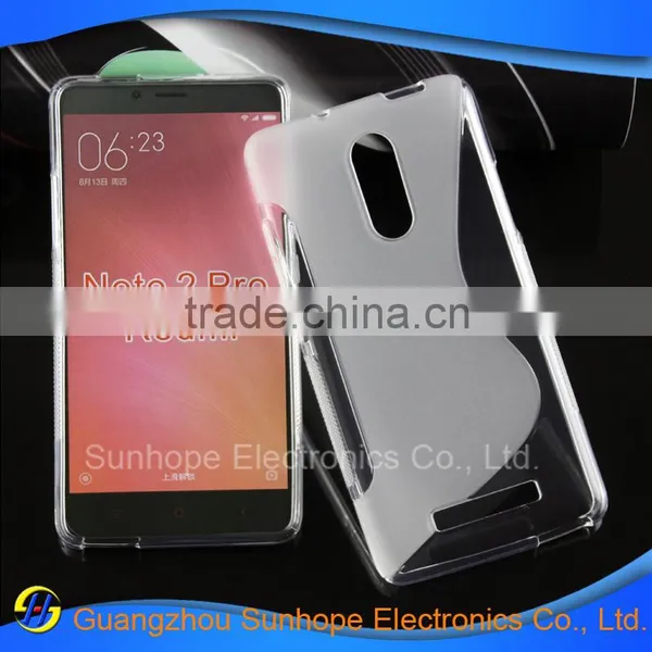 S Line Design Tpu Cell Phone Covers for Xiaomi Redmi Note 2 Pro photo-2