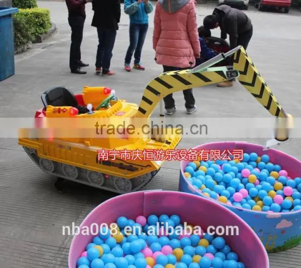 2015 QingHeng New Kids Ride on Toy Excavator Cheap Price photo-5