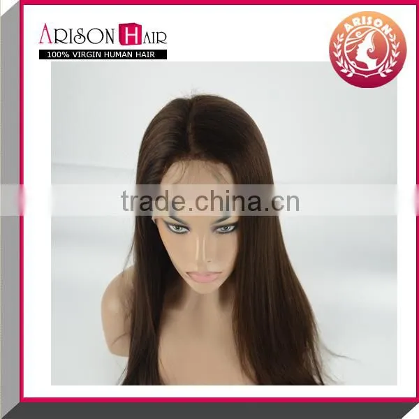 100% Indian Remy Hair Silk Top Full Lace Wig photo-2