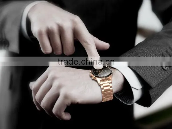 Bluetooth 4.0 300mAh Stainless Steel Round Smart Watch photo-5