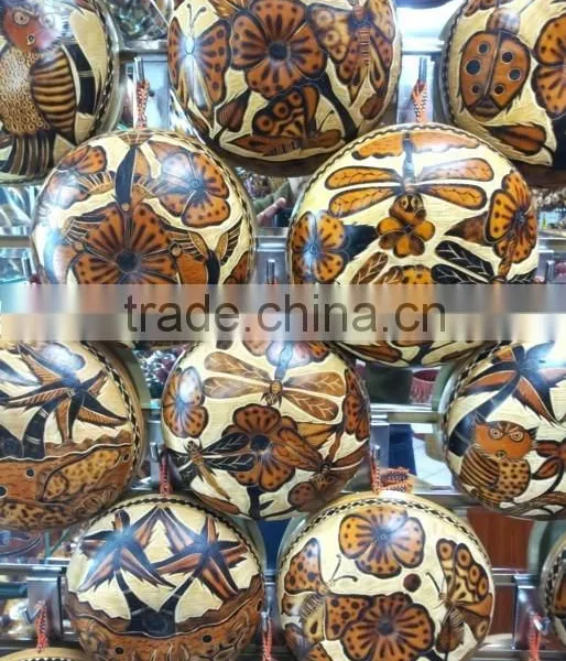 WALL HANGING PERUVIAN GOURD CRAFT