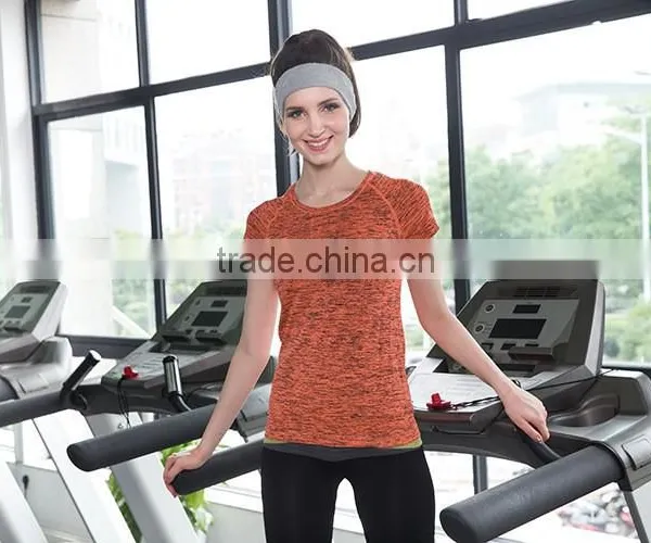 Women Workout Gym Sports Top Fitness Running Yoga T-Shirt