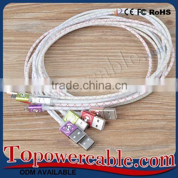 Fluorescent Visible Micro Usb 2.0 Charging Sync Cable 2.0 For Samsung S7 Edge photo-2